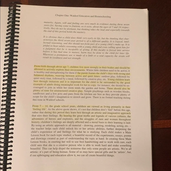 The Christopherus Waldorf Curriculum Overview Book - Picture 3 of 5